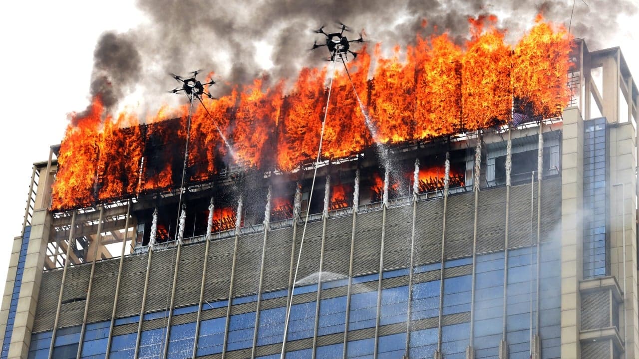 After Hong Kong fire, can new tech protect Chinaโs high-rises from tragedy?
