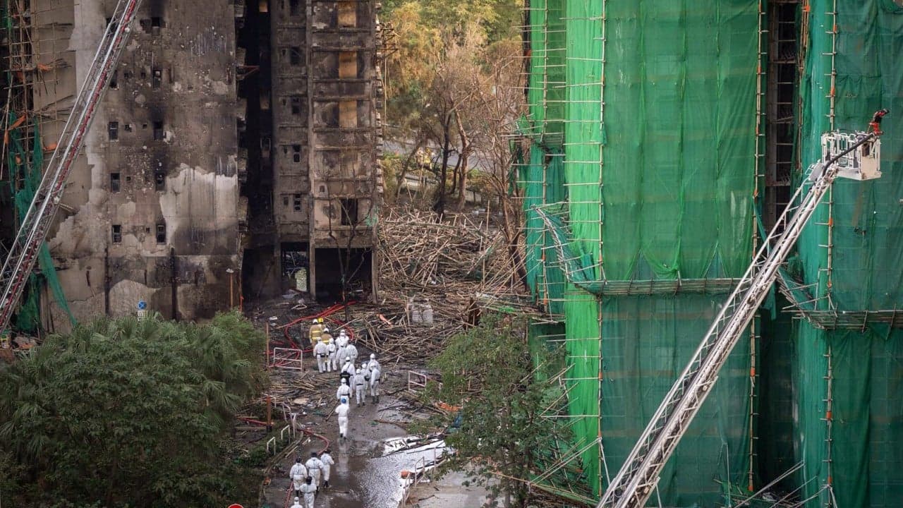Hong Kong fire death toll hits 128, status of 200 unclear