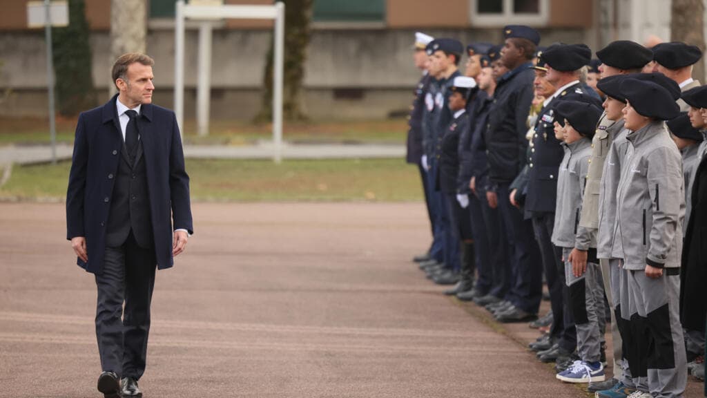 Macron unveils voluntary military service as concerns grow over Russia