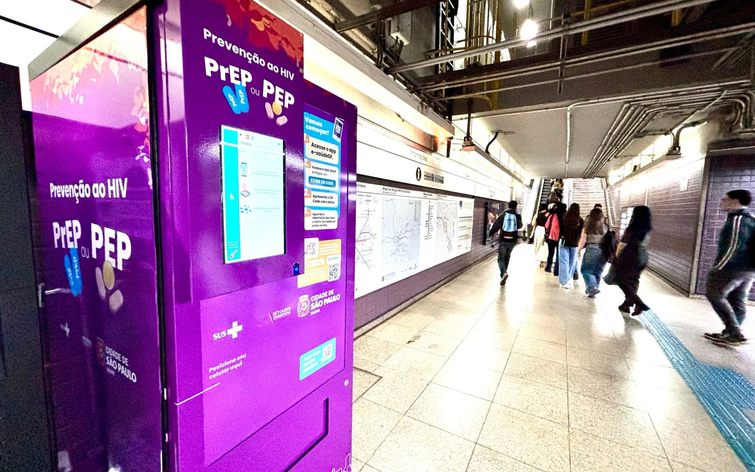 Drug vending machines revolutionise fight against HIV in Sao Paulo