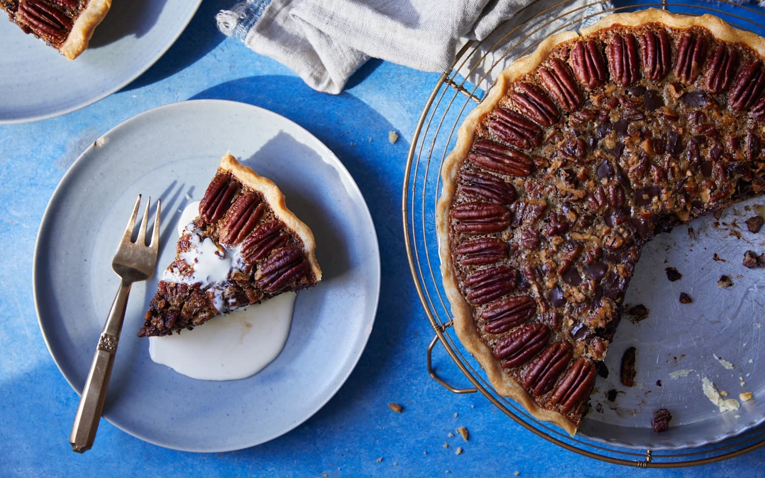 Dark chocolate and maple pecan pie recipe